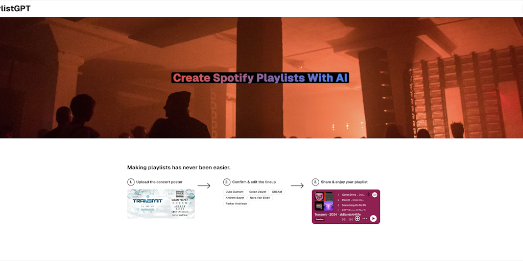 PlaylistGPT