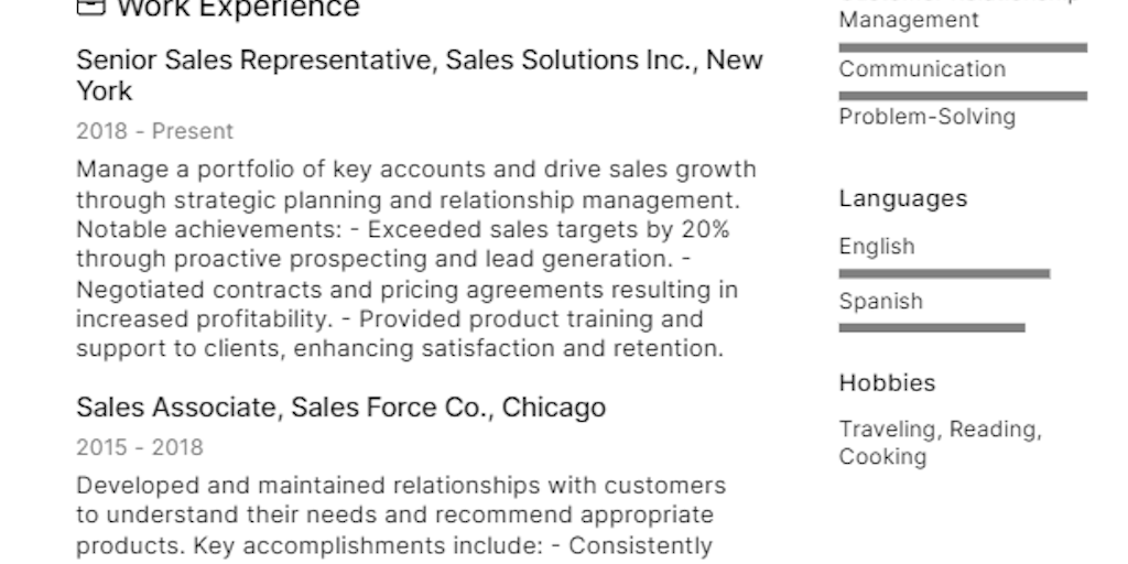 Resume Builder - CareerBio.io