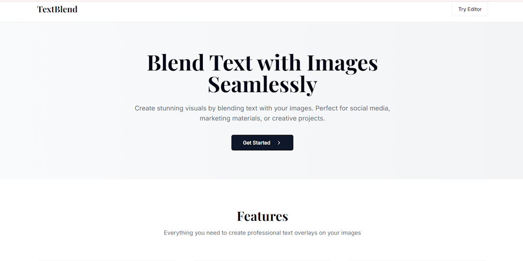 Text Blend With Image