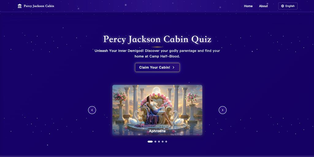 Percy Jackson Cabin Quiz