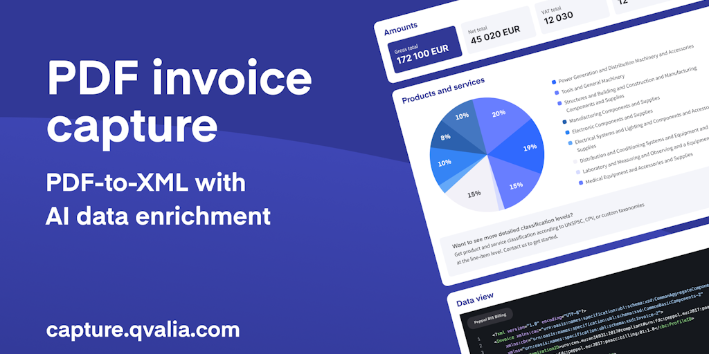 PDF invoice capture