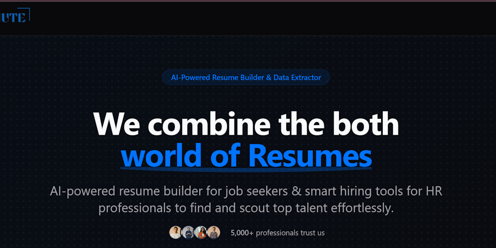Resume In A Minute